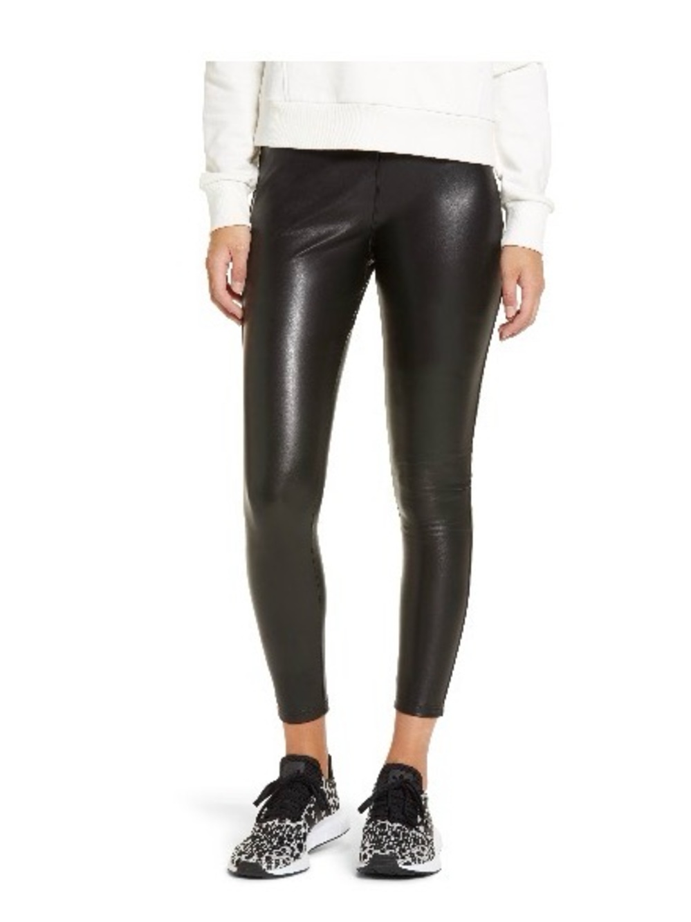 Nordstrom Faux Leather 7/8’ Black Skinny Leggings